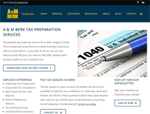 Tablet Screenshot of berktax.com